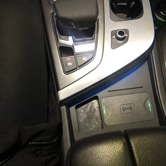 Audi Q7 2016-2018 Trådløs Mobiloplader med 10W Qi Hurtigopladning