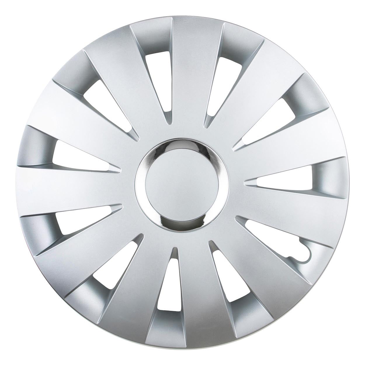 Zilverkleurige BEAT wieldop voor 14 inch stalen velg