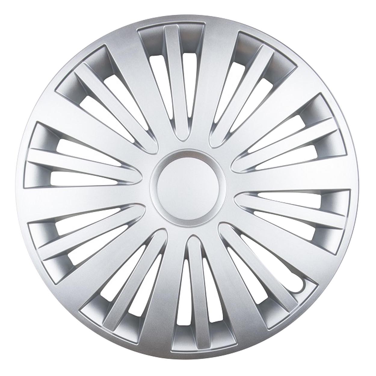 Zilverkleurige VEGAS wieldoppen voor 16 inch stalen velgen