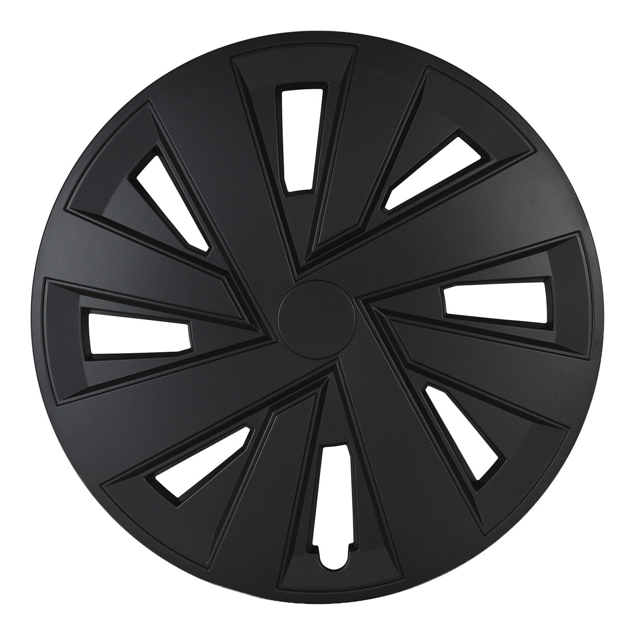Zwarte Pluton wieldop voor 16 inch stalen velgen