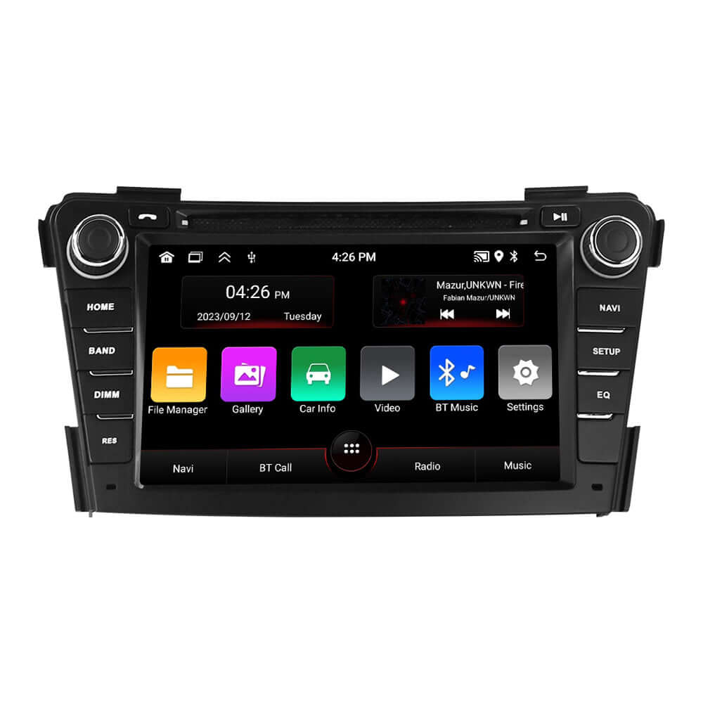 Hyundai I40 11-19 – 7" radio met Apple CarPlay en Android Auto - modulair infotainmentsysteem voor de auto