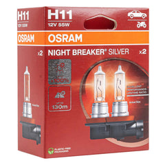 Osram H11 Night Breaker Silver halogeenlamp