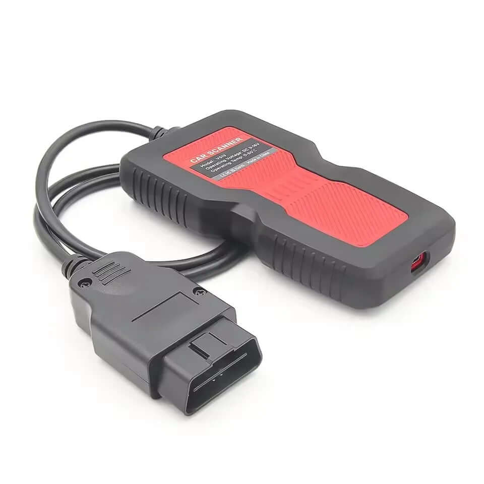 OBD2 foutcodelezer – Professionele autoscanner voor diagnose en storingsopsporing met kabel voor de OBD-poort