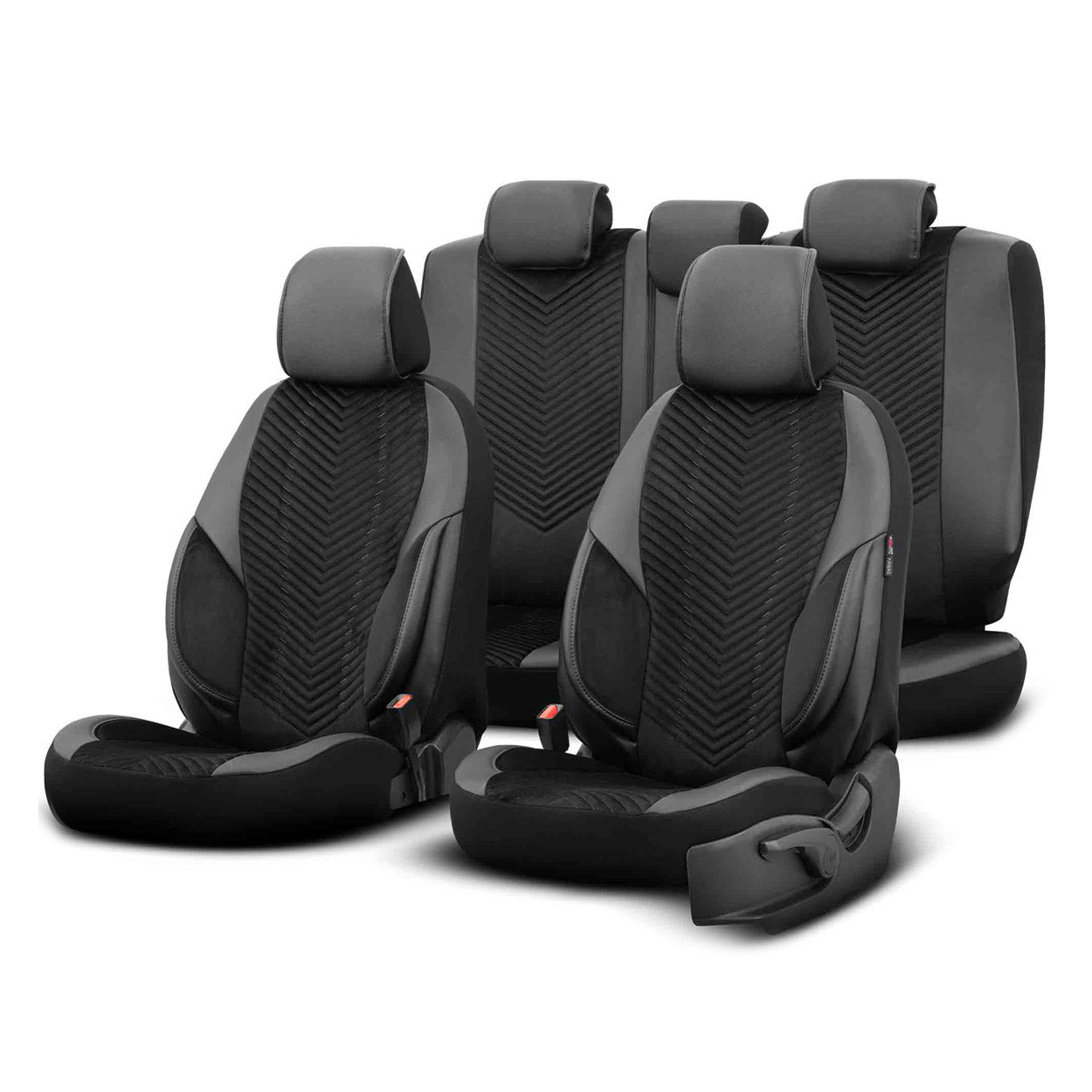 OTOM Advanced 204 Black Babyface 3-Zip sædeovertræk