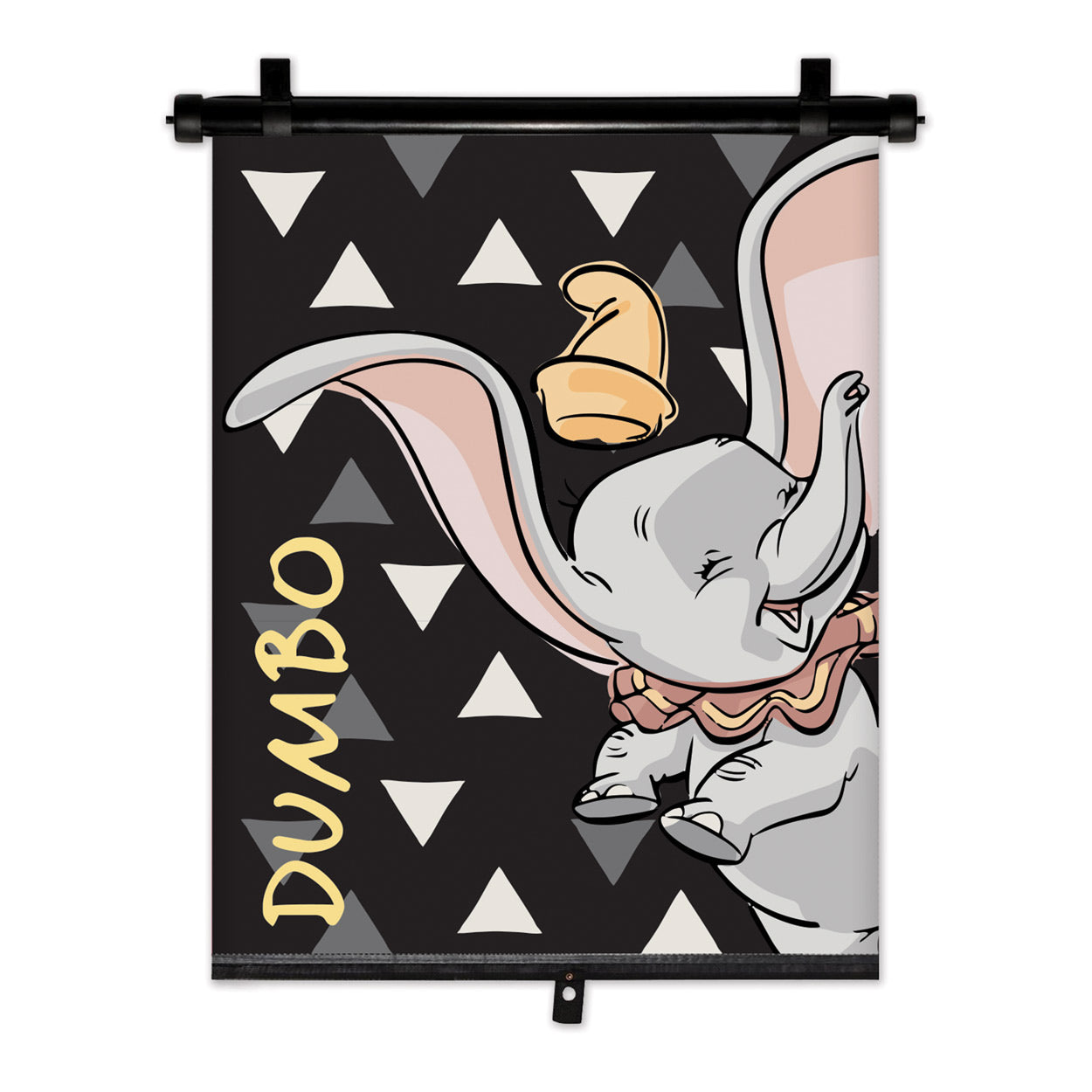 Rullegardins-solskærm med Dumbo-motiv, 36 x 45 cm
