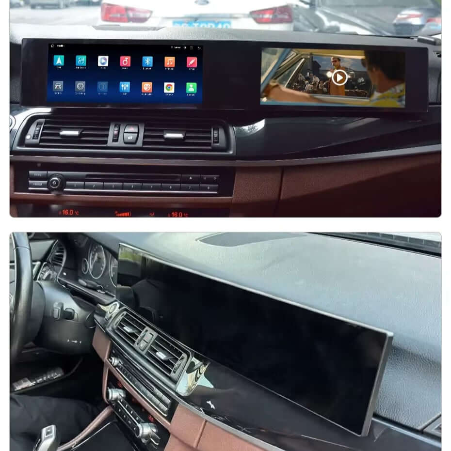 BMW 5-serie F10 - 2x 10,25" scherm met Apple CarPlay en Android Auto – Carmediaeurope.com