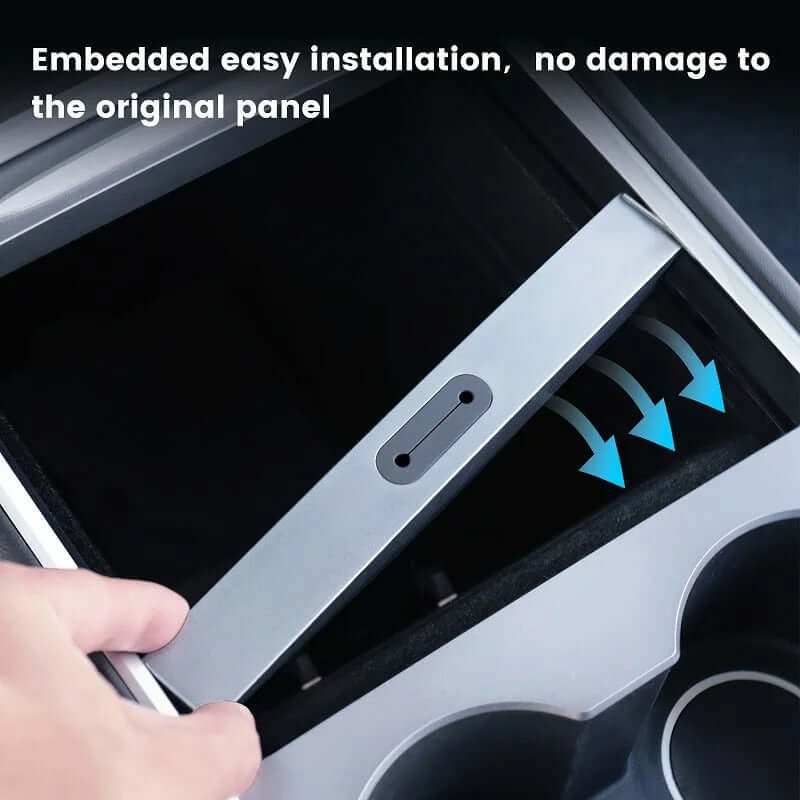 USB-hub voor Tesla Model 3/Y (2021–2023) met eenvoudige installatie en bescherming van het originele paneel.