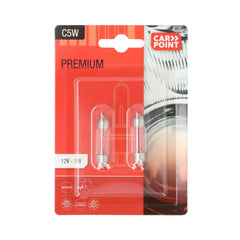 Carpoint Premium-autolampen 12V C5W 2 stuks. 