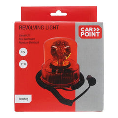 Knipperend rotorwaarschuwingslicht 12V oranje magnetisch 