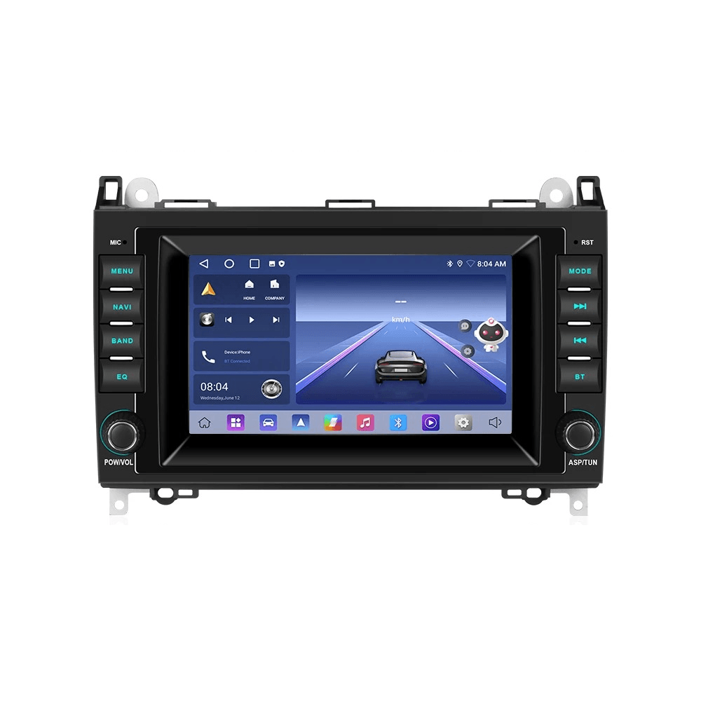Mercedes-Benz A-Klasse, B-Klasse, V-Klasse, Sprinter 04-16 - 8" radio met Apple CarPlay en Android Auto