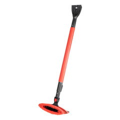 Telescopische sneeuwborstel met ijskrabber en rubberen trekker – 98–134 cm 