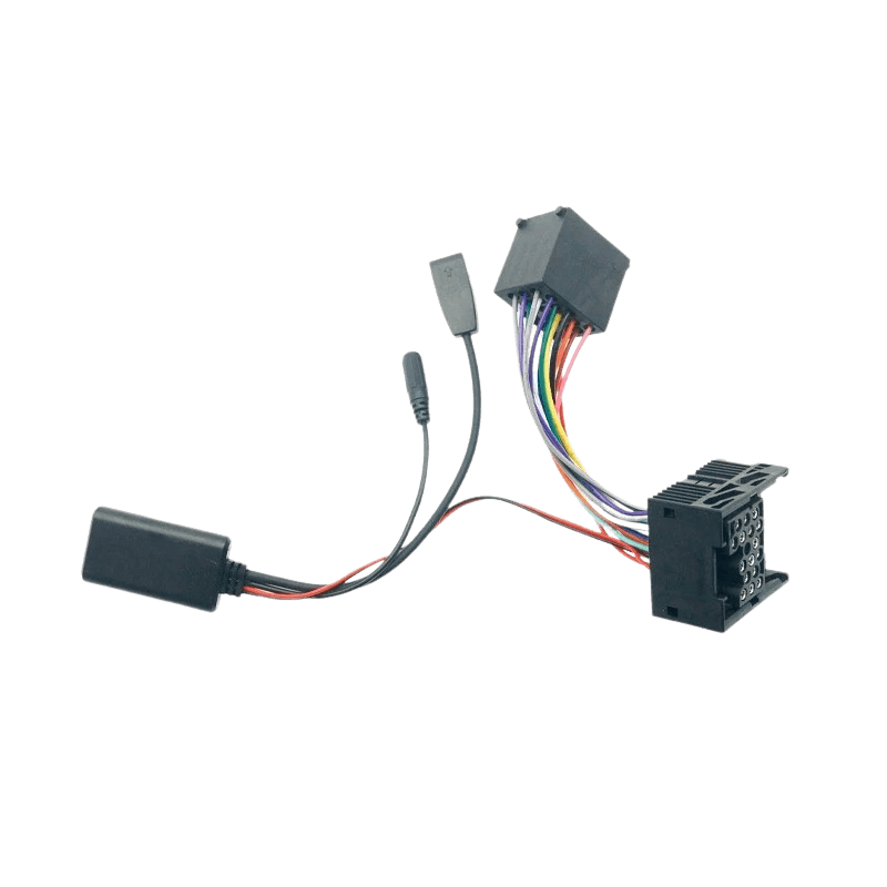 Bluetooth-adapter – BMW E46 (2002–2006) bekabelingsconnector voor draadloze audiostreaming en handsfree bellen.