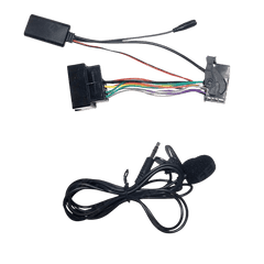 Bluetooth-adapter – Citroen en Peugeot aansluitingen en microfoon voor draadloze audiostreaming.