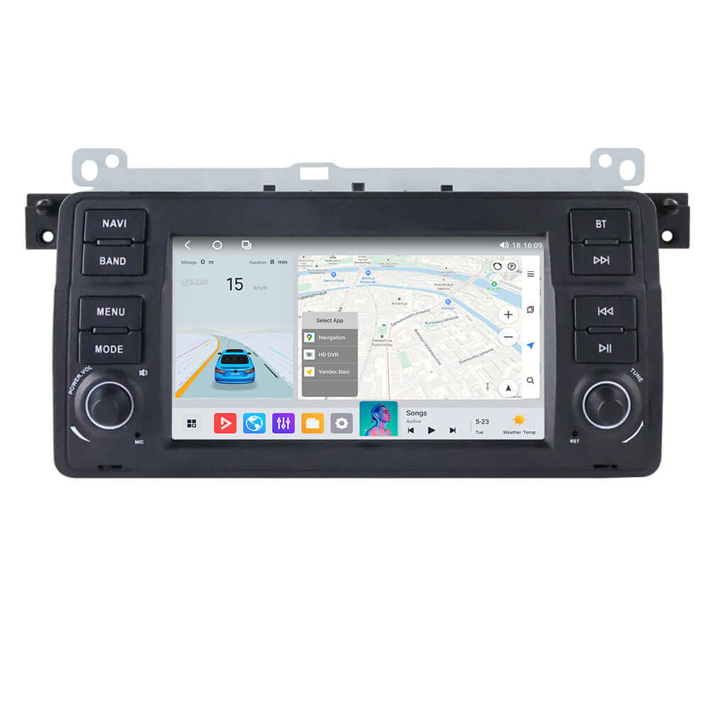 BMW E46 - 7" radio met Apple CarPlay en Android Auto – Carmediaeurope.com