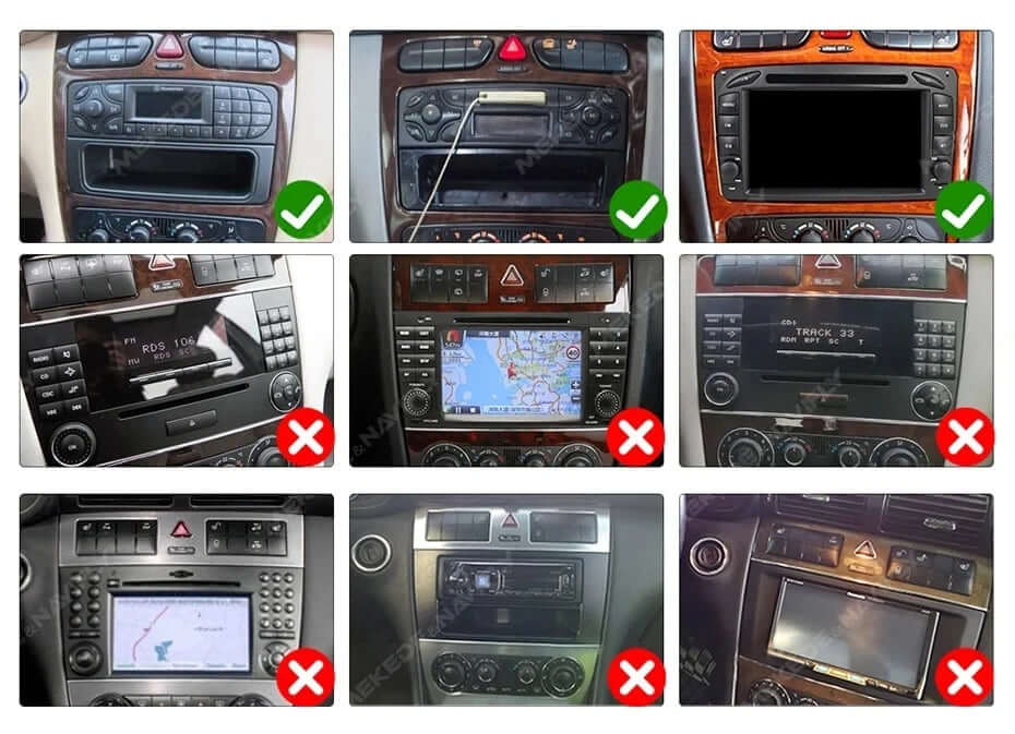 Mercedes-Benz W210 enz. 1998-2008 - 7" radio met Apple CarPlay en Android Auto – Carmediaeurope.com