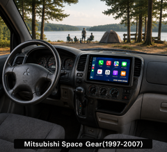 Mitsubishi Space Gear 1997-2007 - 9" autoradio met Apple CarPlay en Android Auto 