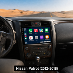 Nissan Patrol 2012-2018 - 9" Radio m. Apple CarPlay og Android Auto