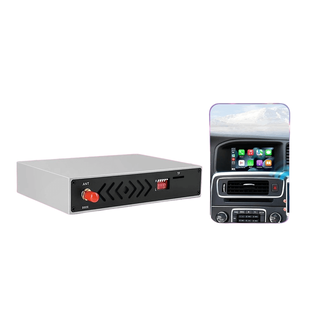 Draadloze Apple CarPlay & Android Auto module – Volvo S60/XC60/V40/V60 11-18 unit met schermweergave