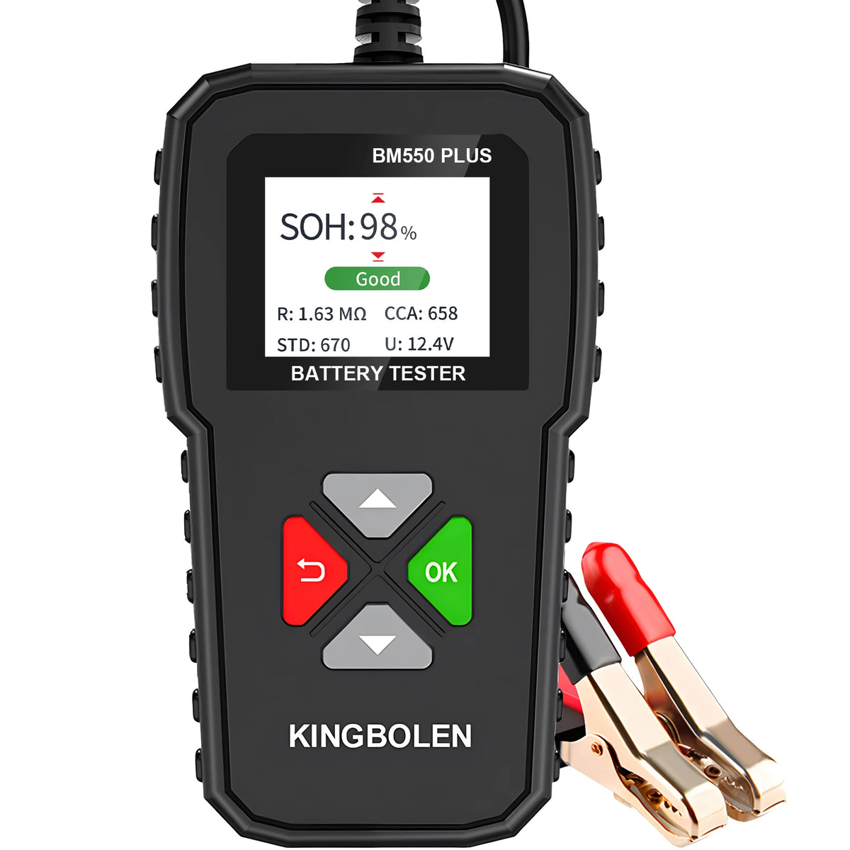 BM550 Plus accutester 6V/12V/24V – 100-2000 CCA 