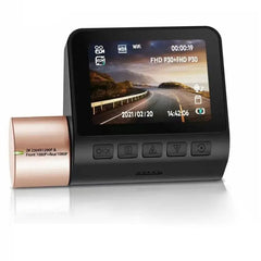 2K dashcam met wifi & parkeerbewaking (voor/achter) 