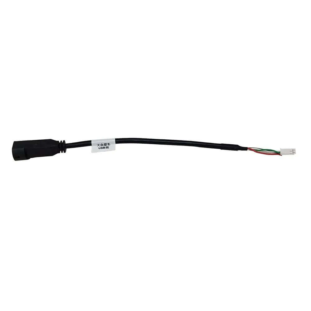 USB-adapterkabel – 4-pins stekker voor Volkswagen en Skoda, waarmee u een muziekspeler op de autoradio aansluit.