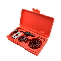 Gatzagenset 19-64 mm – 8-delig met centreerboor en adapter 