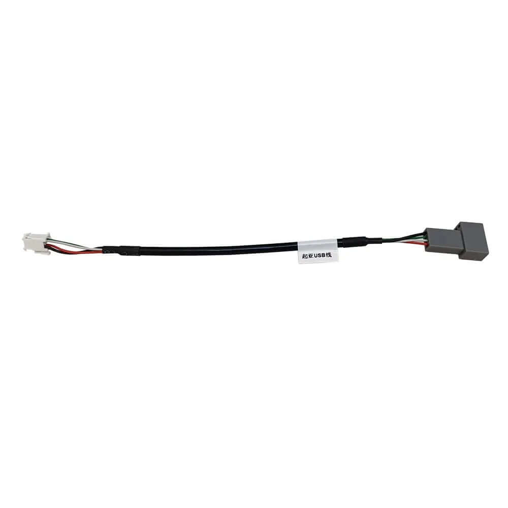 USB-adapterkabel – 4-pins stekker voor Kia en Hyundai, aansluiting op de autoradio.