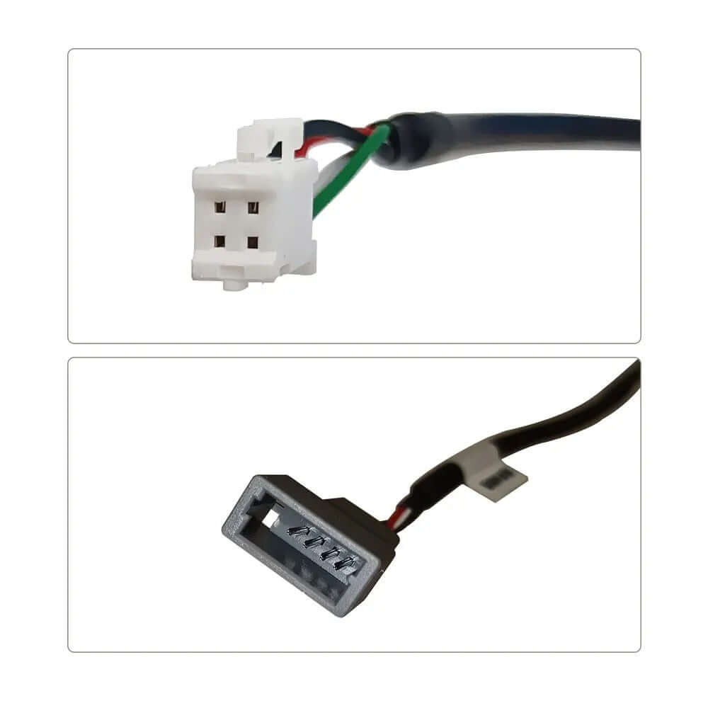 USB-adapterkabel – 4-pins stekker voor Kia en Hyundai, verbinding met 4-pins stekker voor de autoradio.