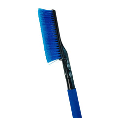 Blauwe ijskrabber met sneeuwborstel voor de auto – 82 cm 