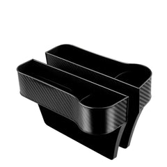 Opbergbox voor tussen de voorstoelen met bekerhouder – 2 stuks zwart 