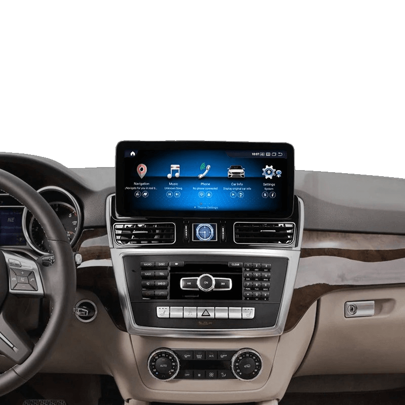 Mercedes-Benz ML 12-15 - 12,5" radio met Apple CarPlay en Android Auto in de auto