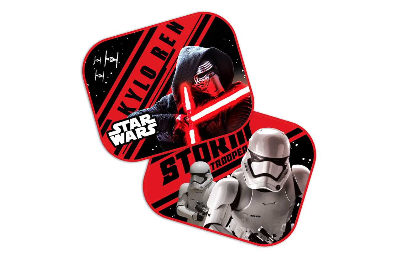 Auto-zonneschermen met Star Wars First Order-design, 2 stuks van 44 x 35 cm