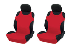 Rode autostoelhoezen, 2 stuks.