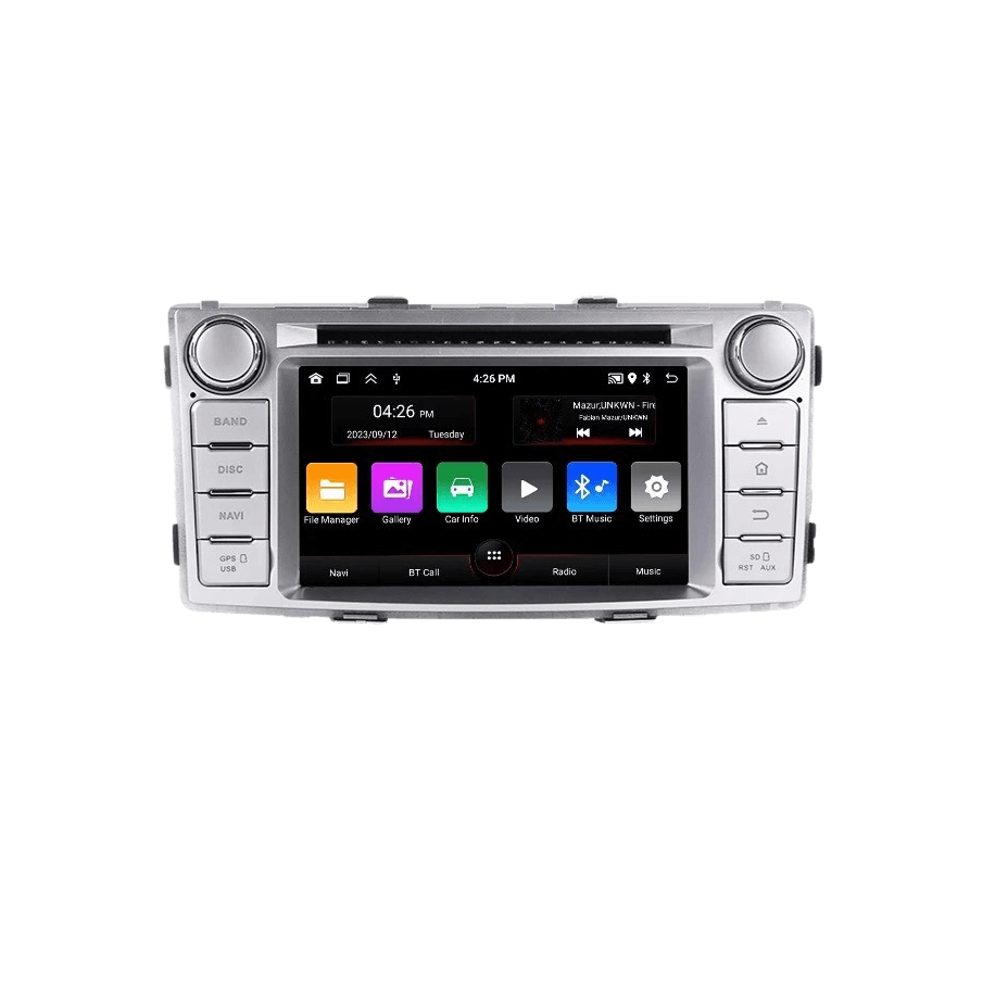 Toyota Hilux 12-15 - 7" radio met Apple CarPlay en Android Auto – Carmediaeurope.com
