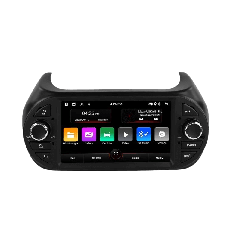 Citroën Nemo/Peugeot Bipper/Fiat Fiorino 08-17 - 7" radio met Apple CarPlay en Android Auto – Carmediaeurope.com