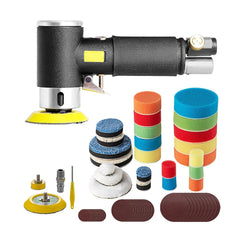 Pneumatische polijstmachine & mini luchtschuurmachine combo 1200 RPM 