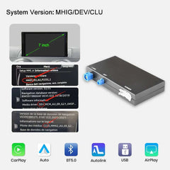 Draadloze Apple CarPlay & Android Auto voor Audi A3 en Q2 (2012–2020) – Origineel scherm, display-ingang en module.